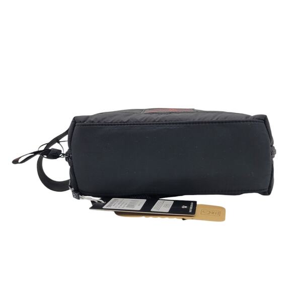 True Religion Toiletry Bag Men's Black Whistler Puffer Dopp Kit World Tour Logo - Picture 7 of 9